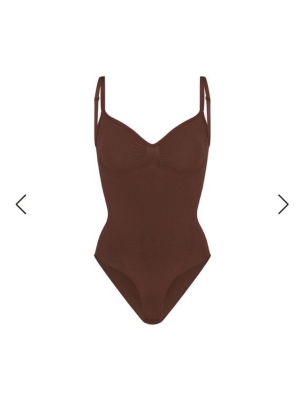 SKIMS SEAMLESS SCULPT BREIF BODYSUIT BROWN COCOA XL  NEW WITHOUT TAGS